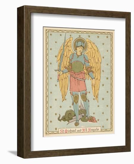 St Michael and All Angels-English School-Framed Giclee Print