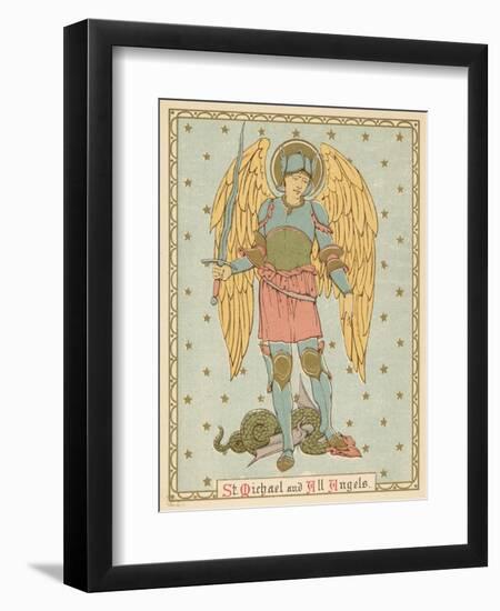 St Michael and All Angels-English School-Framed Giclee Print