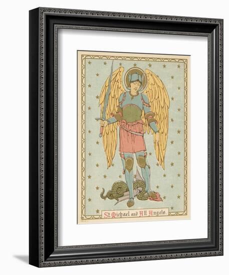 St Michael and All Angels-English School-Framed Giclee Print