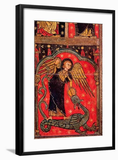 St. Michael Fighting the Dragon-null-Framed Giclee Print