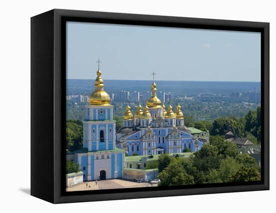 St. Michael's Church, Kiev, Ukraine, Europe-Graham Lawrence-Framed Premier Image Canvas