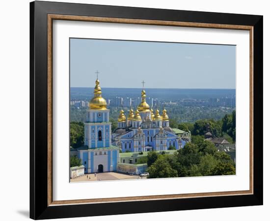 St. Michael's Church, Kiev, Ukraine, Europe-Graham Lawrence-Framed Photographic Print