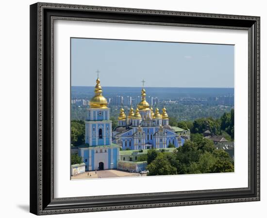 St. Michael's Church, Kiev, Ukraine, Europe-Graham Lawrence-Framed Photographic Print