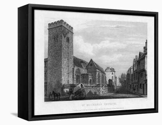 St Michael's Church, Oxford, 1834-John Le Keux-Framed Premier Image Canvas