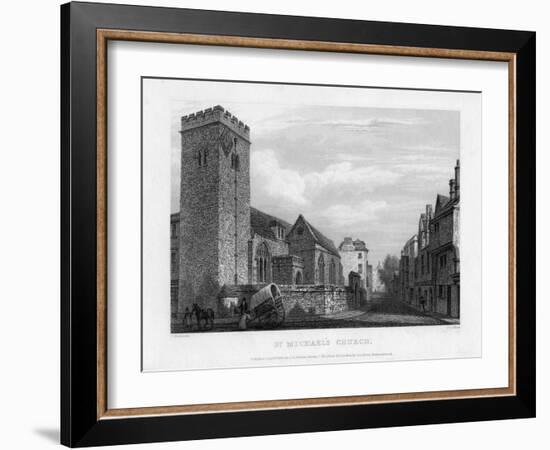 St Michael's Church, Oxford, 1834-John Le Keux-Framed Giclee Print