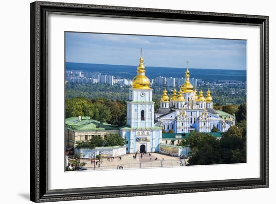 St. Michael's Gold-Domed Cathedral, Kiev (Kyiv), Ukraine, Europe-Michael Runkel-Framed Photographic Print