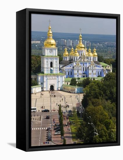 St. Michael's Monastery, Kiev, Ukraine-Gavin Hellier-Framed Premier Image Canvas