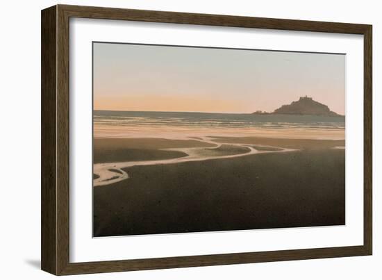 St Michael's Mount, 1975 (Oil on Canvas)-John Miller-Framed Giclee Print