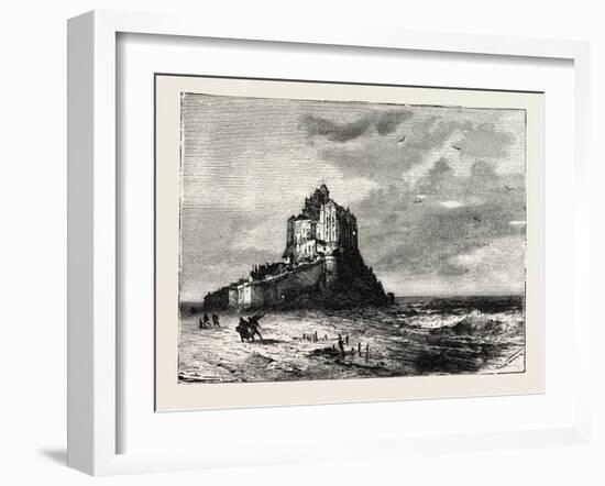 St. Michael's Mount and Bay-null-Framed Giclee Print