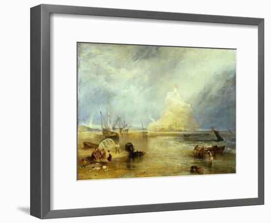 St. Michael's Mount, c.1824-JMW Turner-Framed Giclee Print