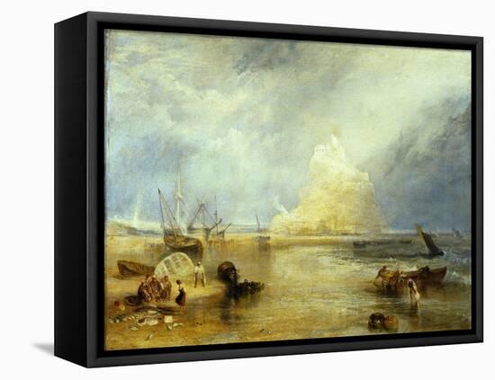 St. Michael's Mount, c.1824-JMW Turner-Framed Premier Image Canvas