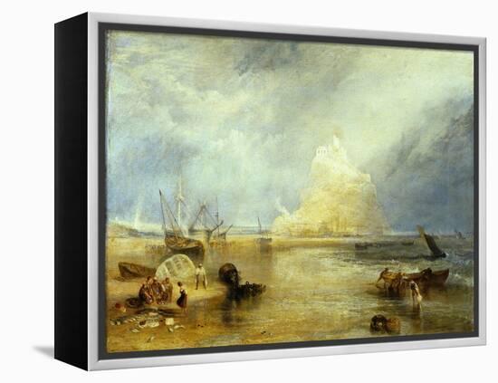 St. Michael's Mount, c.1824-JMW Turner-Framed Premier Image Canvas