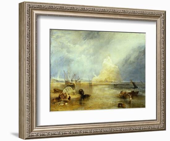 St. Michael's Mount, c.1824-JMW Turner-Framed Giclee Print