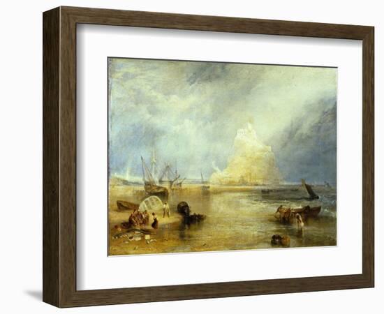 St. Michael's Mount, c.1824-JMW Turner-Framed Giclee Print