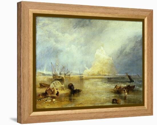 St. Michael's Mount, c.1824-JMW Turner-Framed Premier Image Canvas