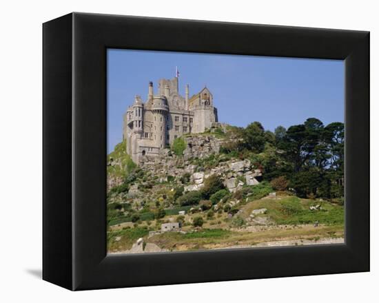 St. Michael's Mount, Castle, Cornwall, England, UK-Ken Gillham-Framed Premier Image Canvas