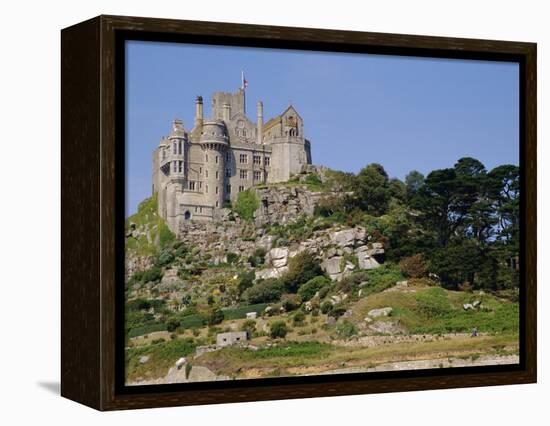 St. Michael's Mount, Castle, Cornwall, England, UK-Ken Gillham-Framed Premier Image Canvas