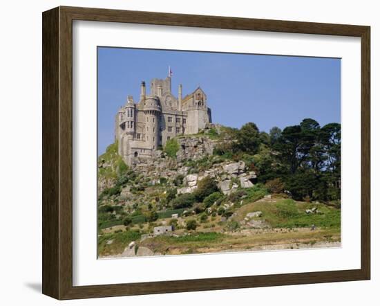 St. Michael's Mount, Castle, Cornwall, England, UK-Ken Gillham-Framed Photographic Print