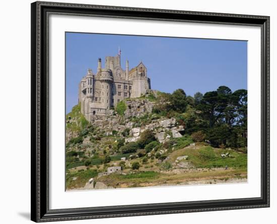 St. Michael's Mount, Castle, Cornwall, England, UK-Ken Gillham-Framed Photographic Print