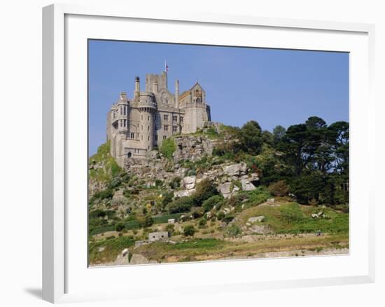 St. Michael's Mount, Castle, Cornwall, England, UK-Ken Gillham-Framed Photographic Print