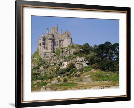 St. Michael's Mount, Castle, Cornwall, England, UK-Ken Gillham-Framed Photographic Print