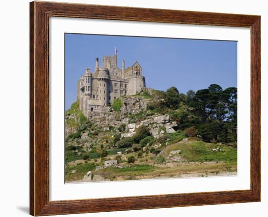 St. Michael's Mount, Castle, Cornwall, England, UK-Ken Gillham-Framed Photographic Print