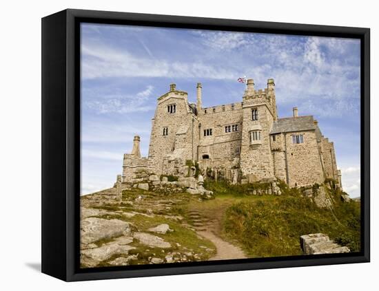 St Michael's Mount Castle Viewed Close Up, Cornwall, England, UK, Europe-Ian Egner-Framed Premier Image Canvas