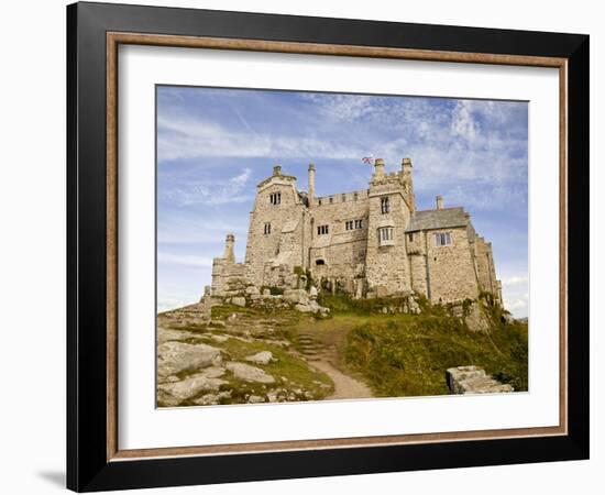 St Michael's Mount Castle Viewed Close Up, Cornwall, England, UK, Europe-Ian Egner-Framed Photographic Print