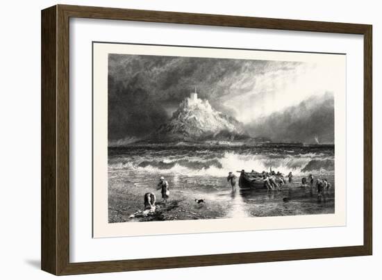 St. Michael's Mount, Cornwall, UK-null-Framed Giclee Print