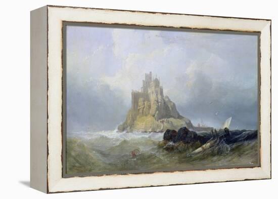 St. Michael's Mount, Cornwall-William Clarkson Stanfield-Framed Premier Image Canvas