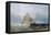 St. Michael's Mount, Cornwall-William Clarkson Stanfield-Framed Premier Image Canvas