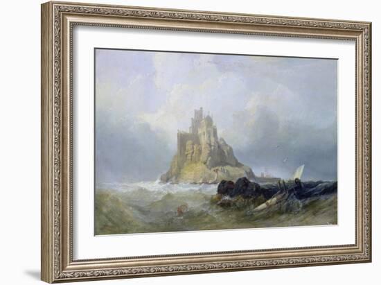 St. Michael's Mount, Cornwall-William Clarkson Stanfield-Framed Giclee Print
