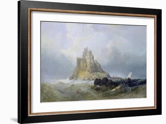 St. Michael's Mount, Cornwall-William Clarkson Stanfield-Framed Giclee Print