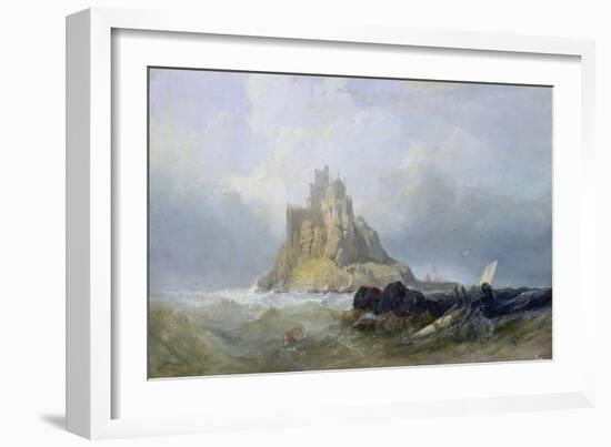 St. Michael's Mount, Cornwall-William Clarkson Stanfield-Framed Giclee Print