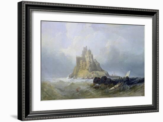 St. Michael's Mount, Cornwall-William Clarkson Stanfield-Framed Giclee Print