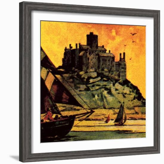 St Michael's Mount, Cornwall-English School-Framed Giclee Print