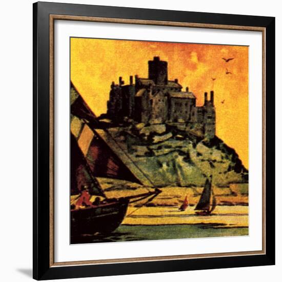 St Michael's Mount, Cornwall-English School-Framed Giclee Print