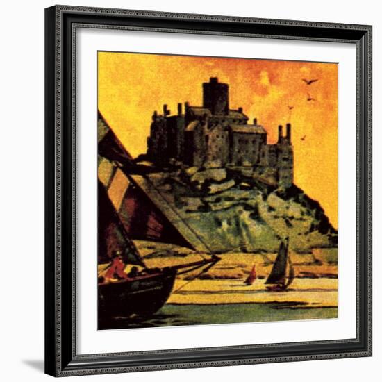 St Michael's Mount, Cornwall-English School-Framed Giclee Print