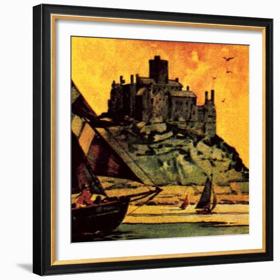 St Michael's Mount, Cornwall-English School-Framed Giclee Print