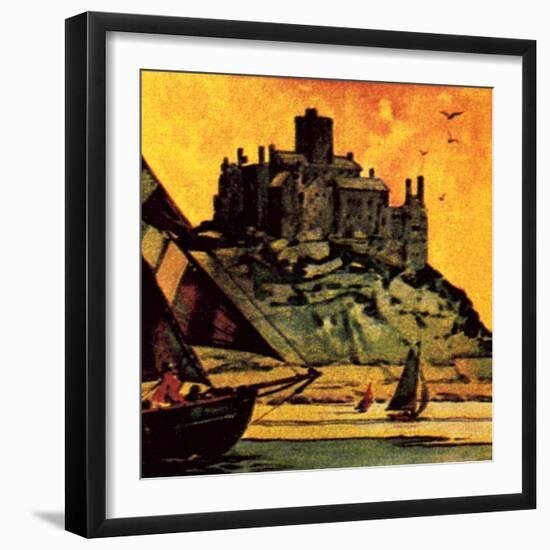 St Michael's Mount, Cornwall-English School-Framed Giclee Print