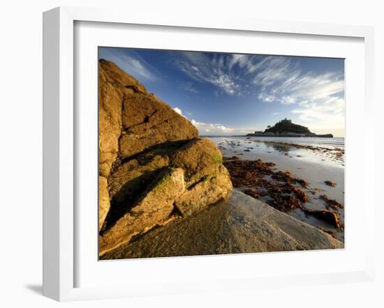 St Michael's Mount, Marazion, Cornwall, UK-Ross Hoddinott-Framed Photographic Print