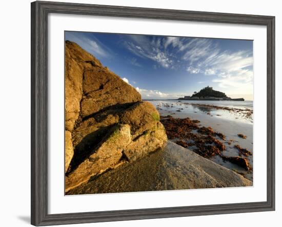 St Michael's Mount, Marazion, Cornwall, UK-Ross Hoddinott-Framed Photographic Print