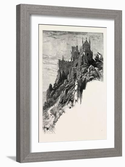 St. Michael's Mount, the Land's End, UK, 19th Century-null-Framed Giclee Print