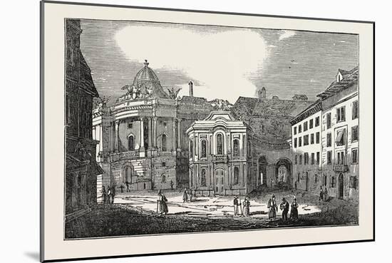 St. Michael's Place, and the Imperial Palace, Vienna, Austria-null-Mounted Giclee Print
