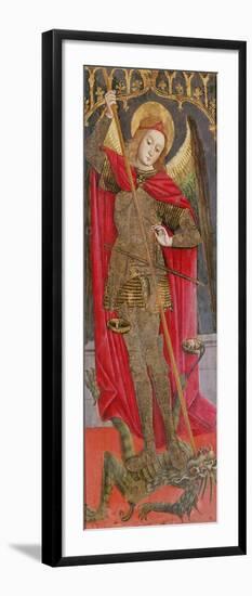 St. Michael Slaying the Dragon-Jean Mirailhet-Framed Giclee Print