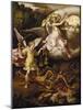 St Michael Subduing Satan and Weighing the Souls of the Dead, C. 1540 - 1549-Lelio Orsi da Novellara-Mounted Giclee Print
