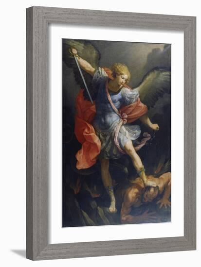 St. Michael the Archangel-Reni Guido-Framed Art Print