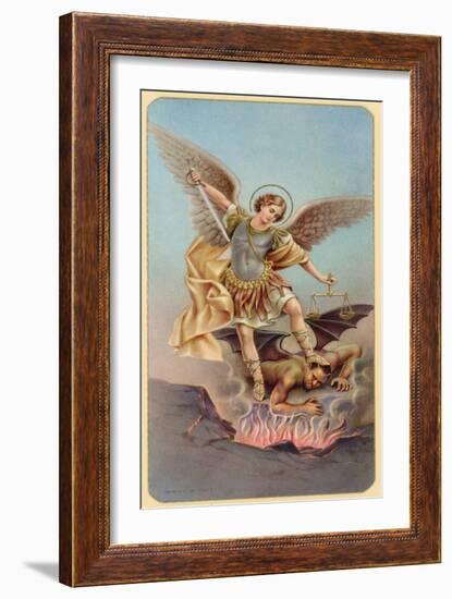 St Michael-null-Framed Giclee Print