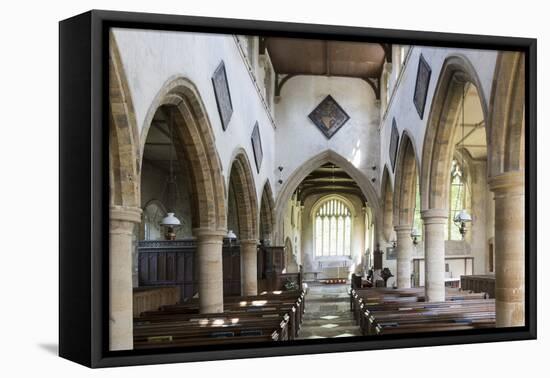 St. Michaels Church, Great Tew, Oxfordshire, England, United Kingdom-Nick Servian-Framed Premier Image Canvas