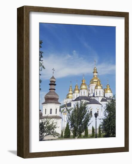 St. Michaels Gold Domed Monastery, 2001 Copy of 1108 Original, Kiev, Ukraine, Europe-Christian Kober-Framed Photographic Print